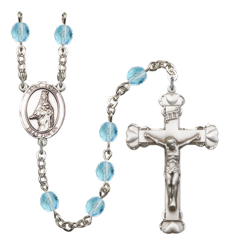 St. Emma Uffing Birthstone Rosary for Women