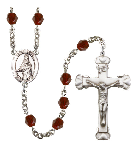 St. Emma Uffing Birthstone Rosary for Women