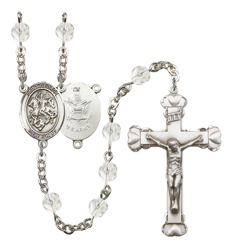 St. George Army Birthstone Rosary for Women