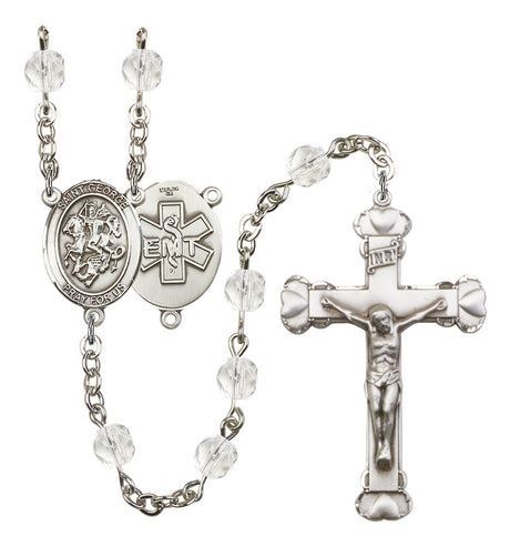 St. George EMT Birthstone Rosary for Women