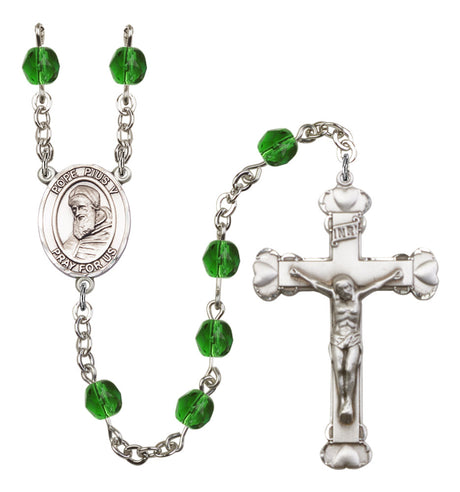 St. Pius X Birthstone Rosary for Women