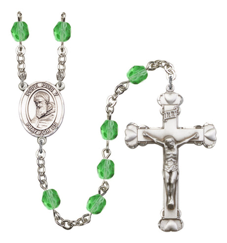 St. Pius X Birthstone Rosary for Women