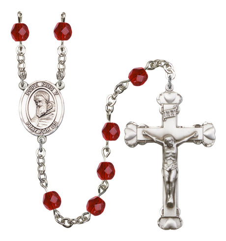 St. Pius X Birthstone Rosary for Women