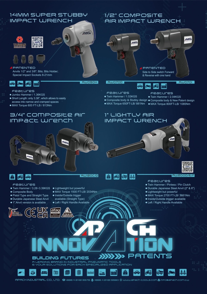 Taiwan Hand Tools APACH INDUSTRIAL CO., LTD.