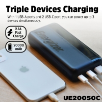 High Capacity & Triple Outputs Power Bank