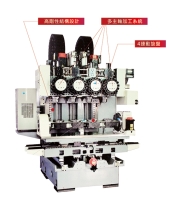 四主軸五軸加工機 