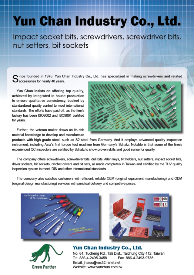 Impact socket bits/ screwdrivers/ screwdriver bits/ nut setters/ bit sockets