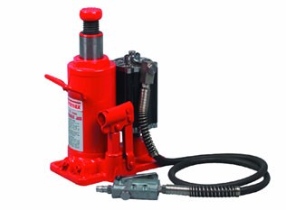 Air hydraulic bottle jack