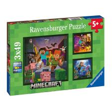 Minecraft Biomes 3 x 49pc Jigsaw Puzzle