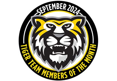 tiger team members of the month logo