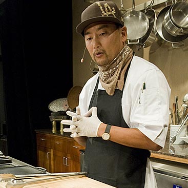 Roy Choi, CIA culinary arts alumni, is co-owner of Kogi Korean BBQ-To-Go.