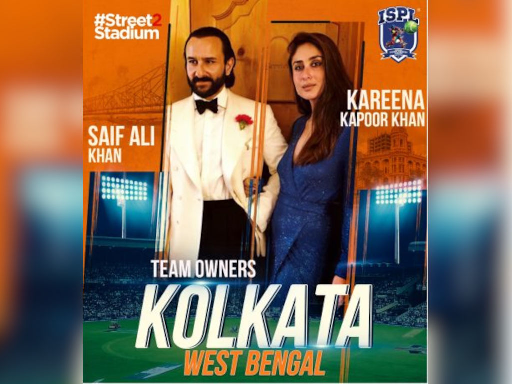 Kareena Kapoor and Saif Ali Khan joined Indian Street Premiere League (ISPL) as team owners