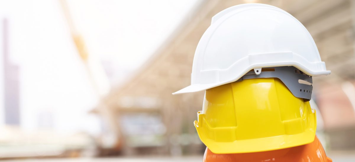 Hardhats, indicating safety in manufacturing and construction