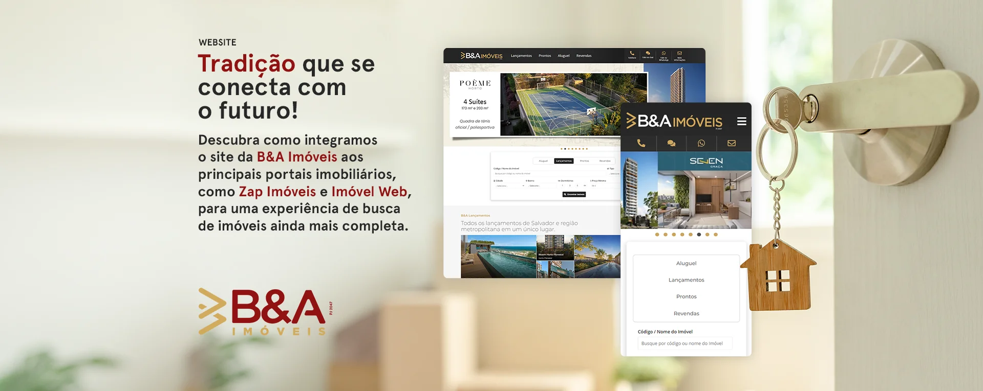 B&A Imóveis - Website