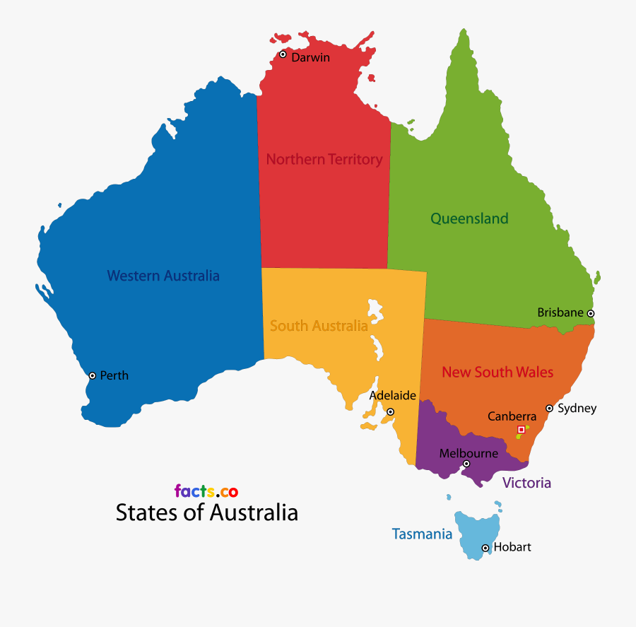 Large Printable Map Of Australia