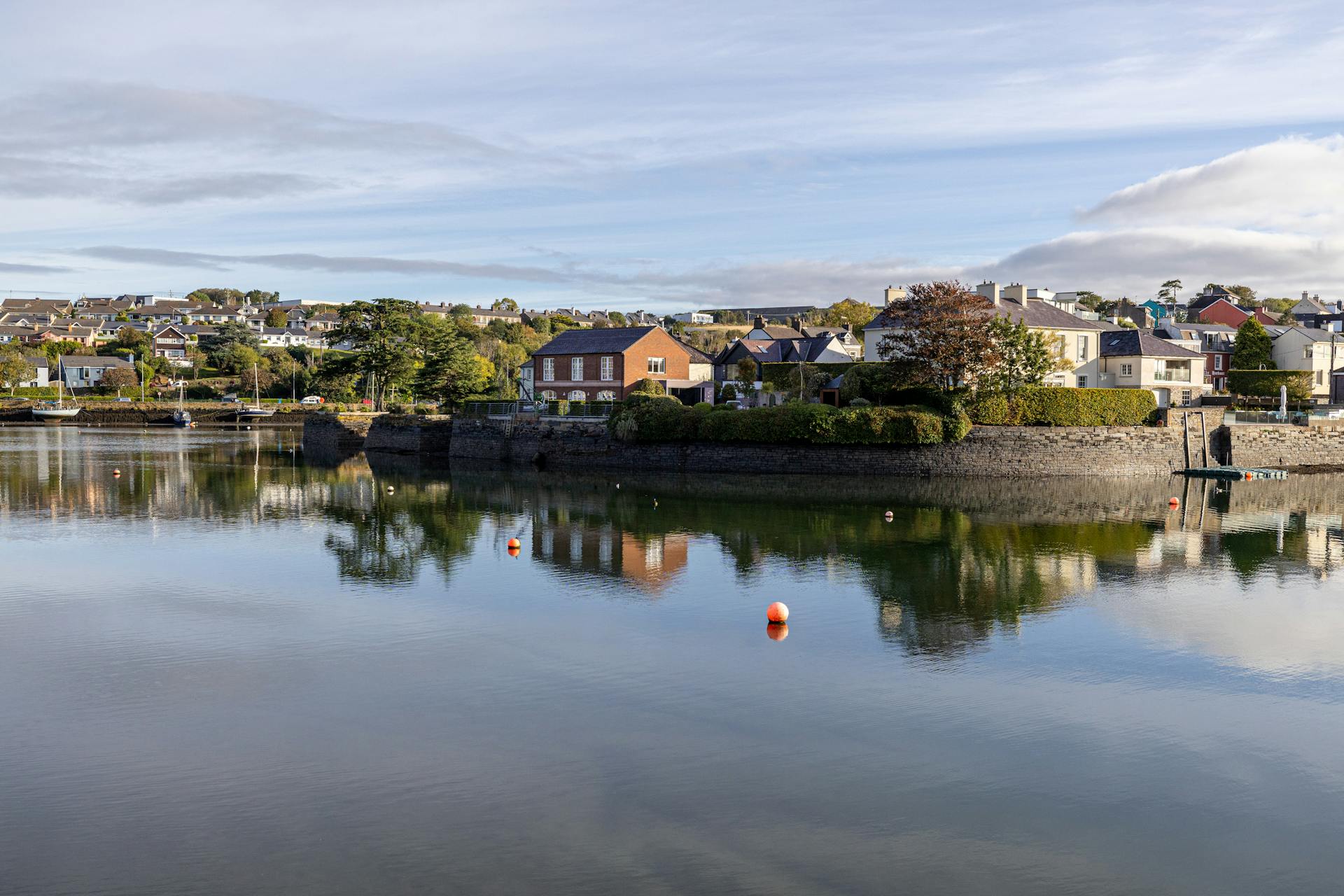 Panoramic View of the Kinsale Coast in Ireland