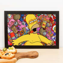 Quadro Hommer Simpson - 22x33 cm