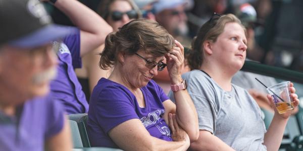 Disappointed Colorado Rockies fans