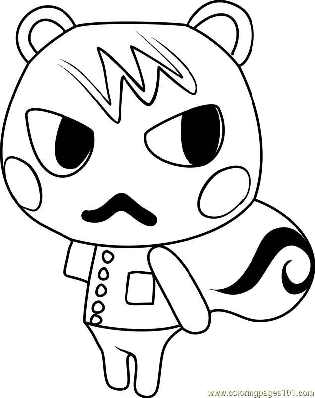 80 Animal Crossing Coloring Pages Marshall Best