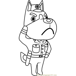 80 Animal Crossing Coloring Pages Marshall Best