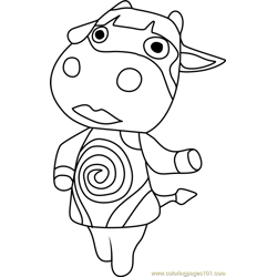 80 Animal Crossing Coloring Pages Marshall Best