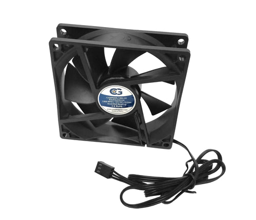 Coolerguys 92x92x25mm 12 VDC 3Pin Ultra Quiet Low Speed Fan CG09225L12B2-3Y