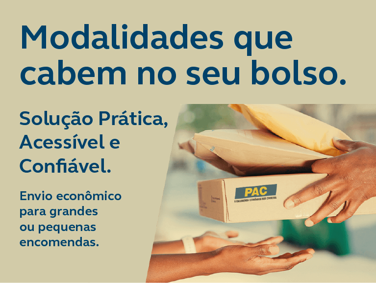 PAC - Modalidades que cabem no seu bolso