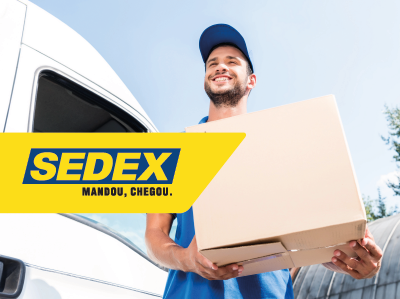 Sedex. Mandou, chegou!