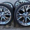 C7 Z06 GM Chrome Wheel Tire Package