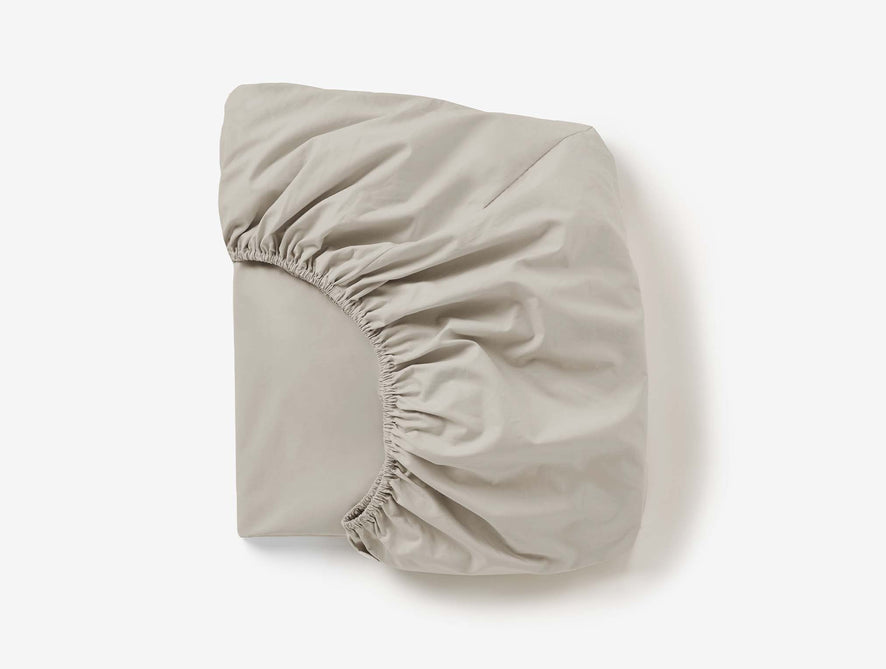 300 Thread Count Organic Percale Fitted Sheet