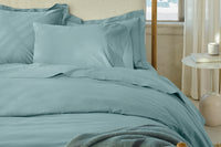 300 Thread Count Organic Percale Duvet Cover 