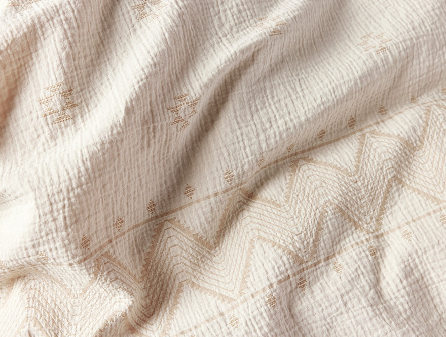 Noe Organic Duvet Cover  | Undyed w/Ginger