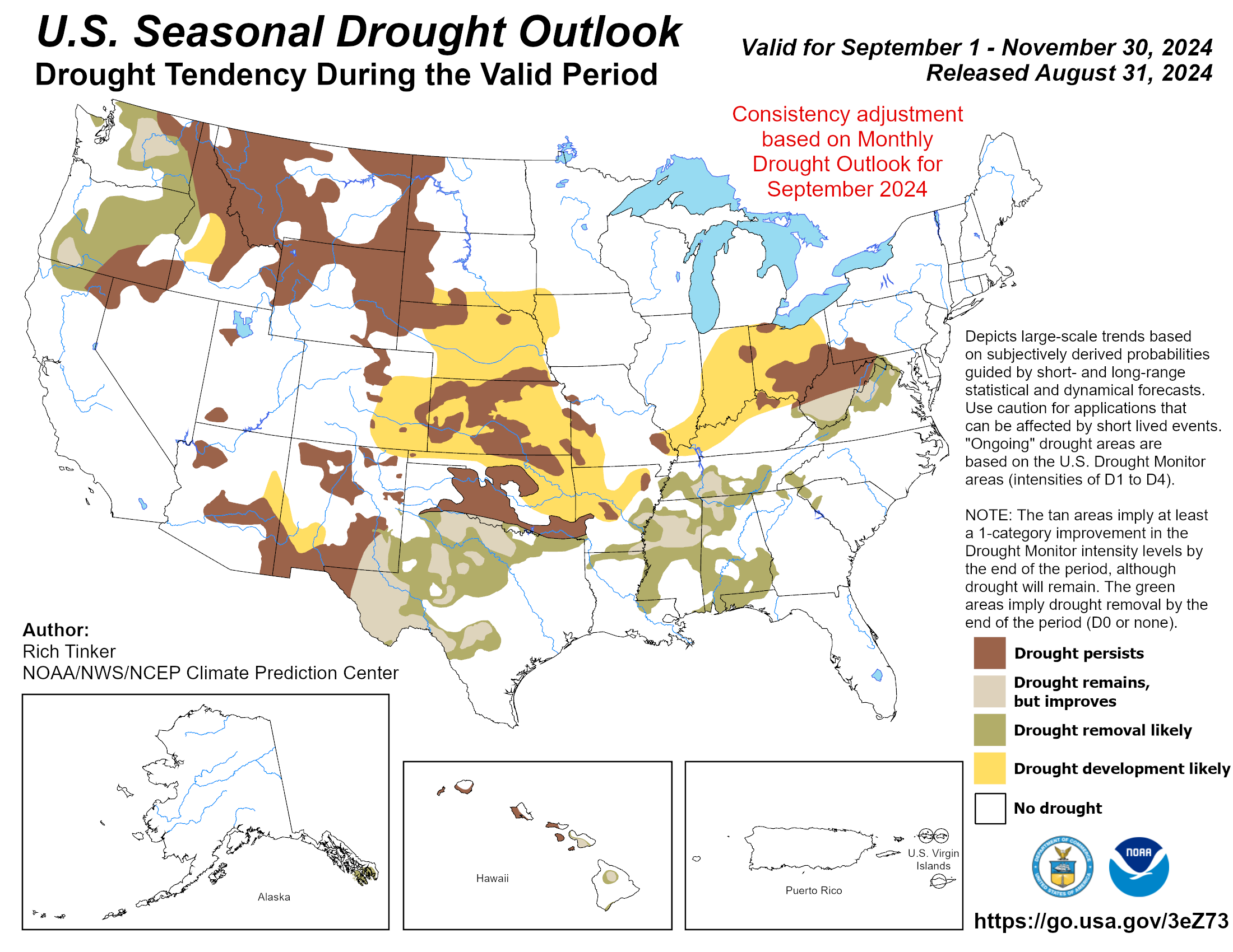 U.S. Seasonal Drought Outlook