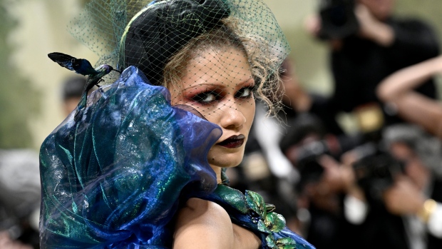 Zendaya attends The Metropolitan Museum of Art's Costume Institute benefit gala celebrating the opening of the 'Sleeping Beauties: Reawakening Fashion' exhibition on Monday, May 6, 2024, in New York. (Photo by Evan Agostini/Invision/AP)