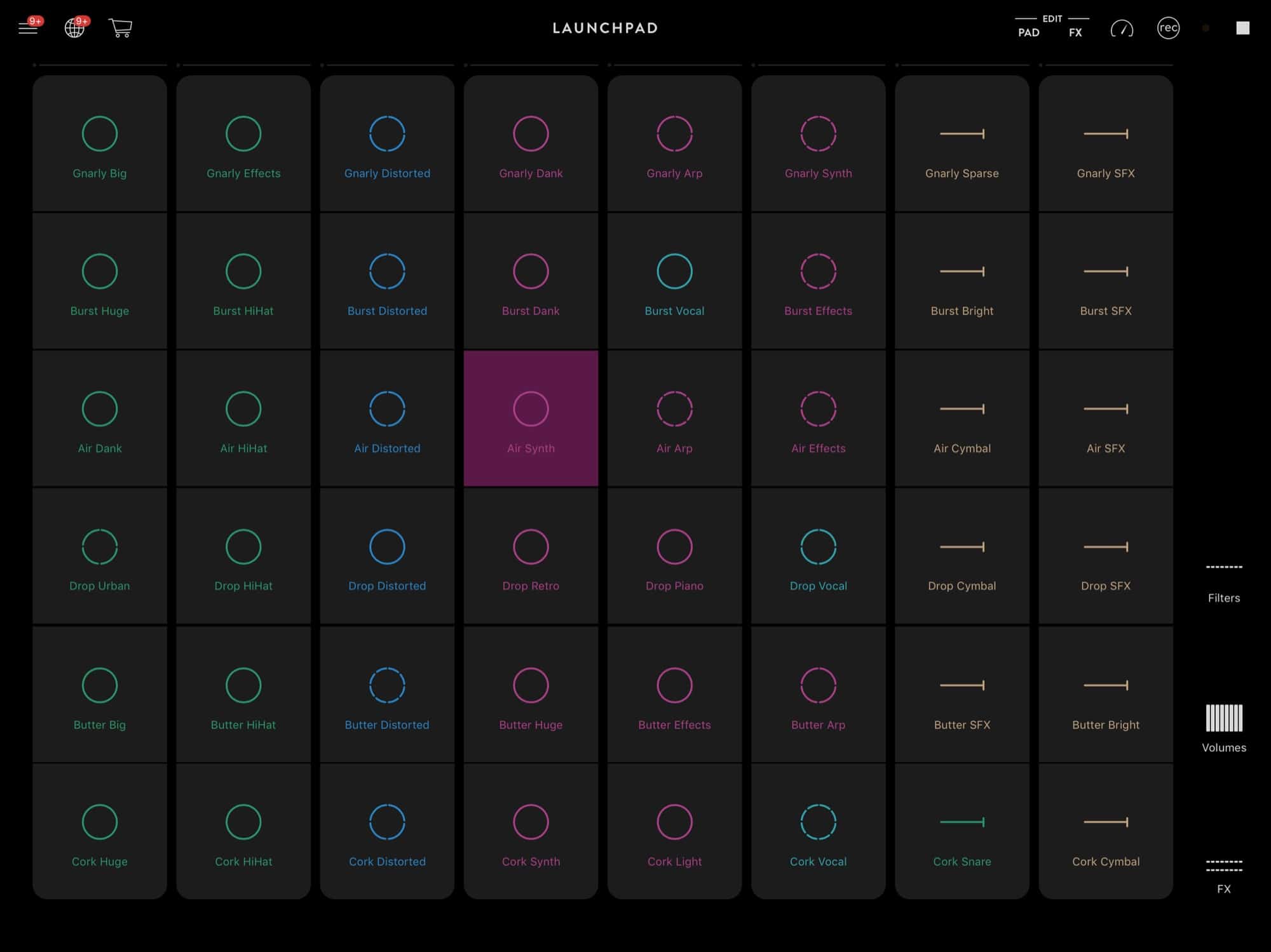 Launchpad launches loops.