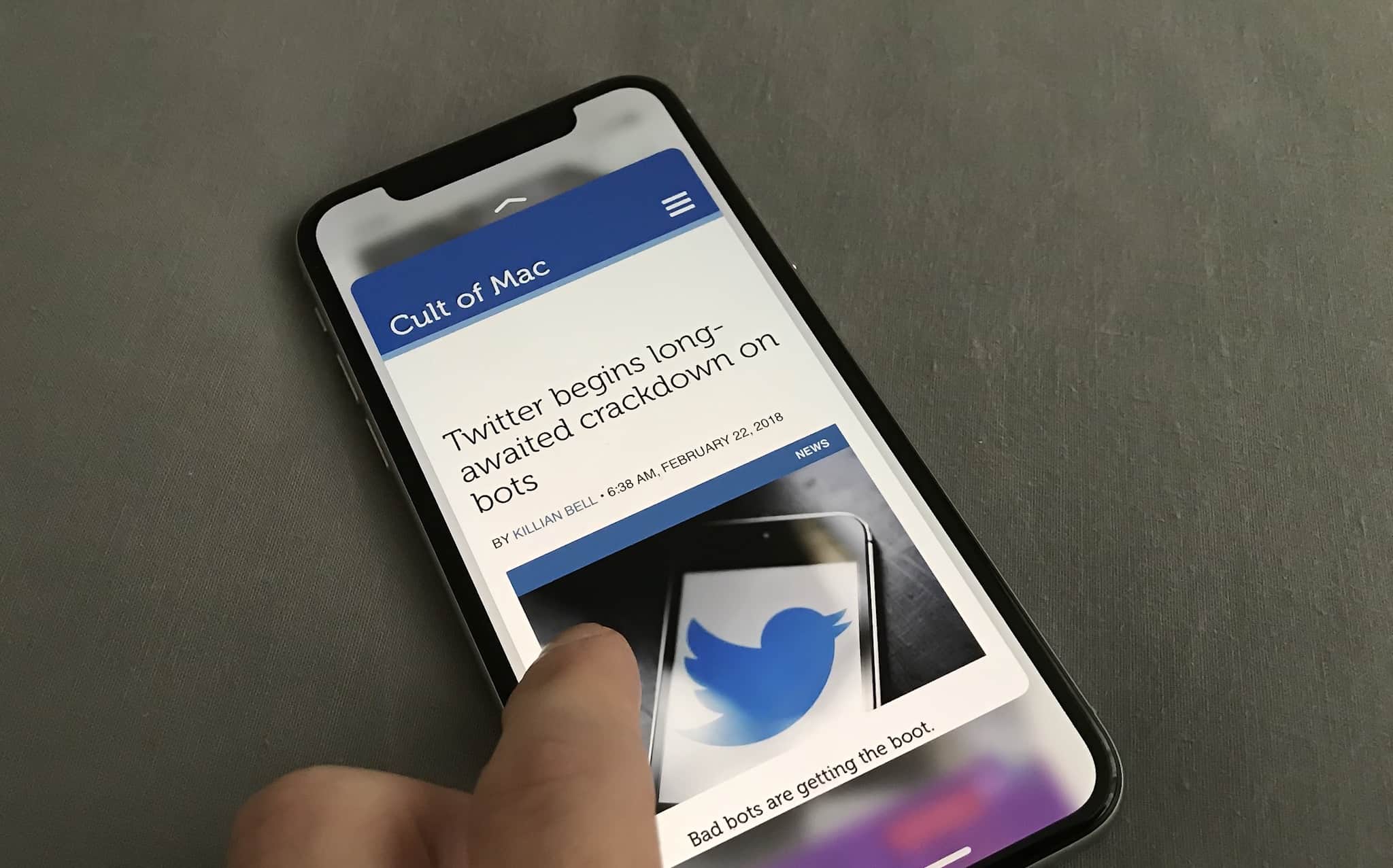 Microsoft Edge on iPhone