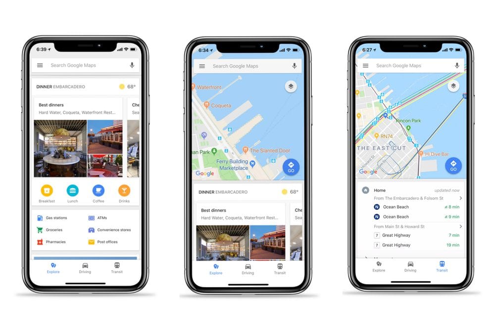 Google Maps Feb 18 update