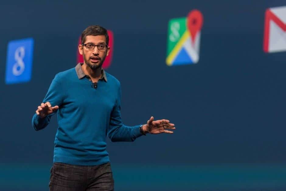 Sundar Pichai at Google IO