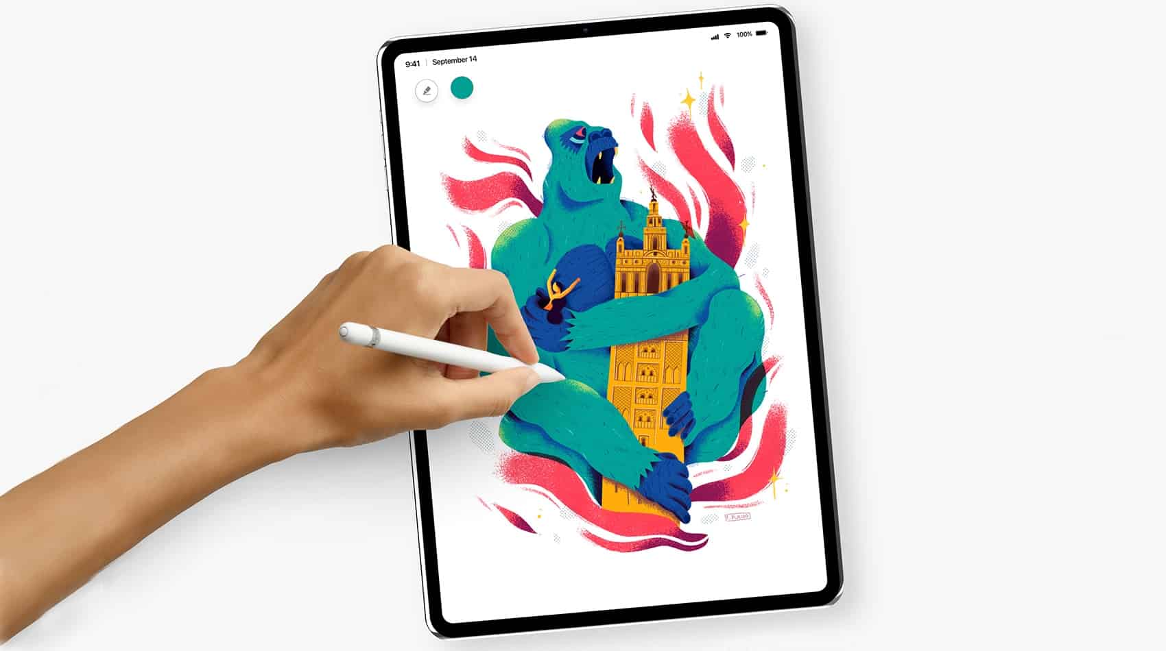 2018 iPad Pro concept art