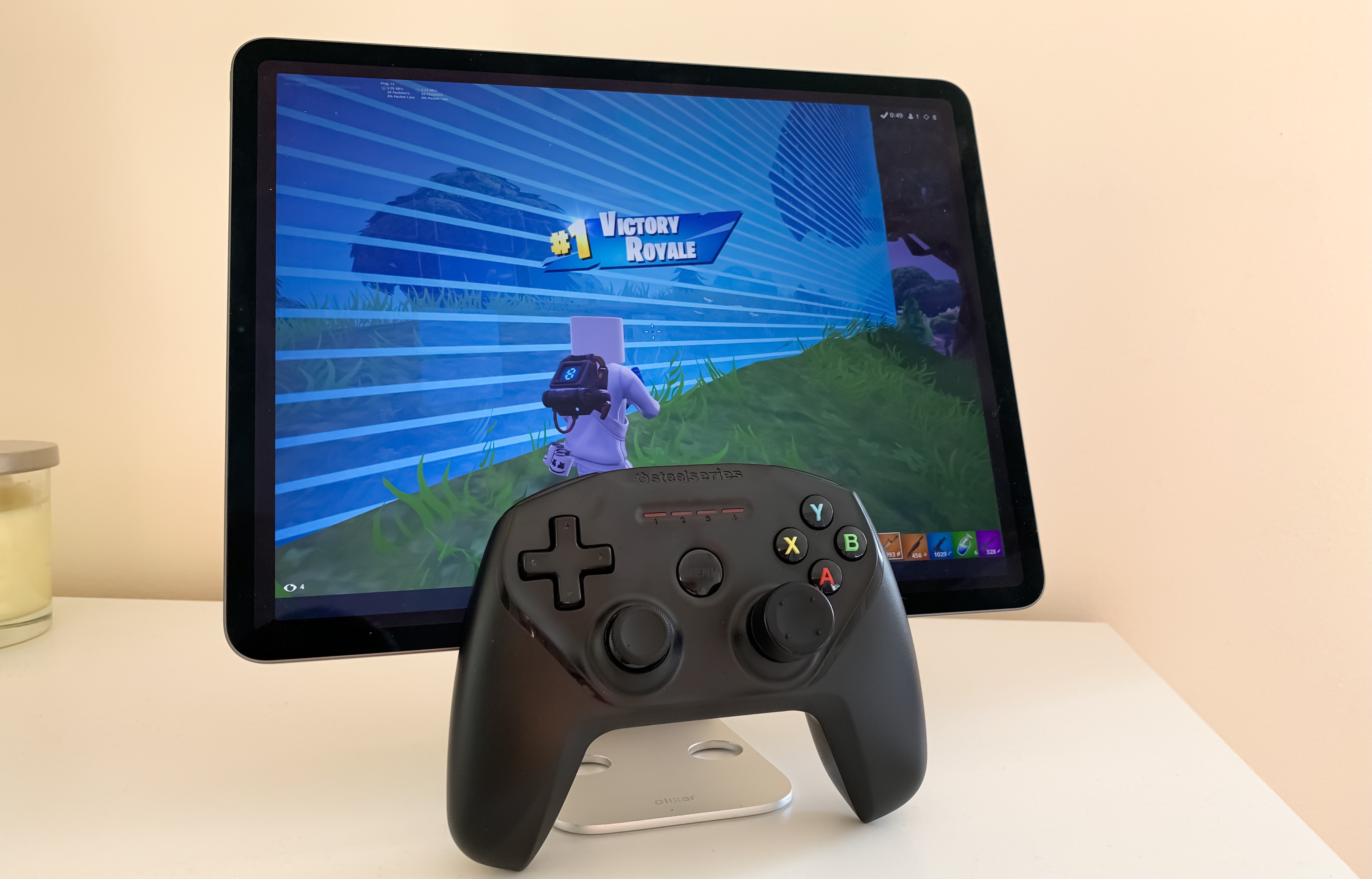 Fortnite on iPad with SteelSeries Nimbus