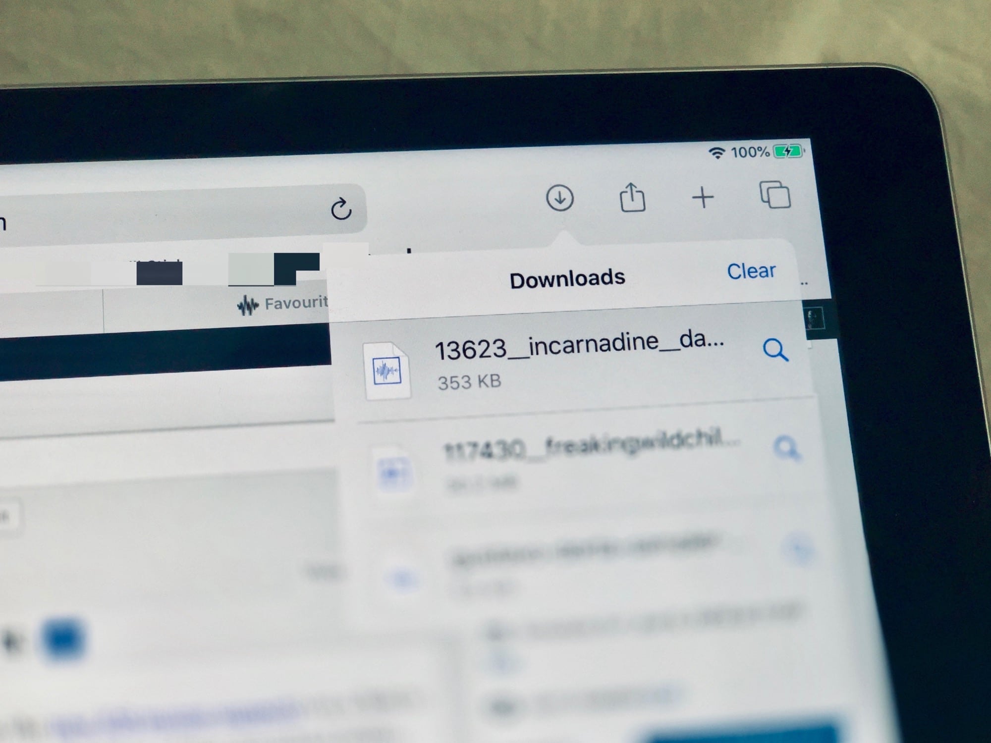 Safari's new download manager in iOS 13.