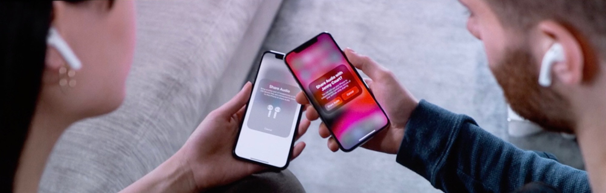 Audio sharing in iOS 13