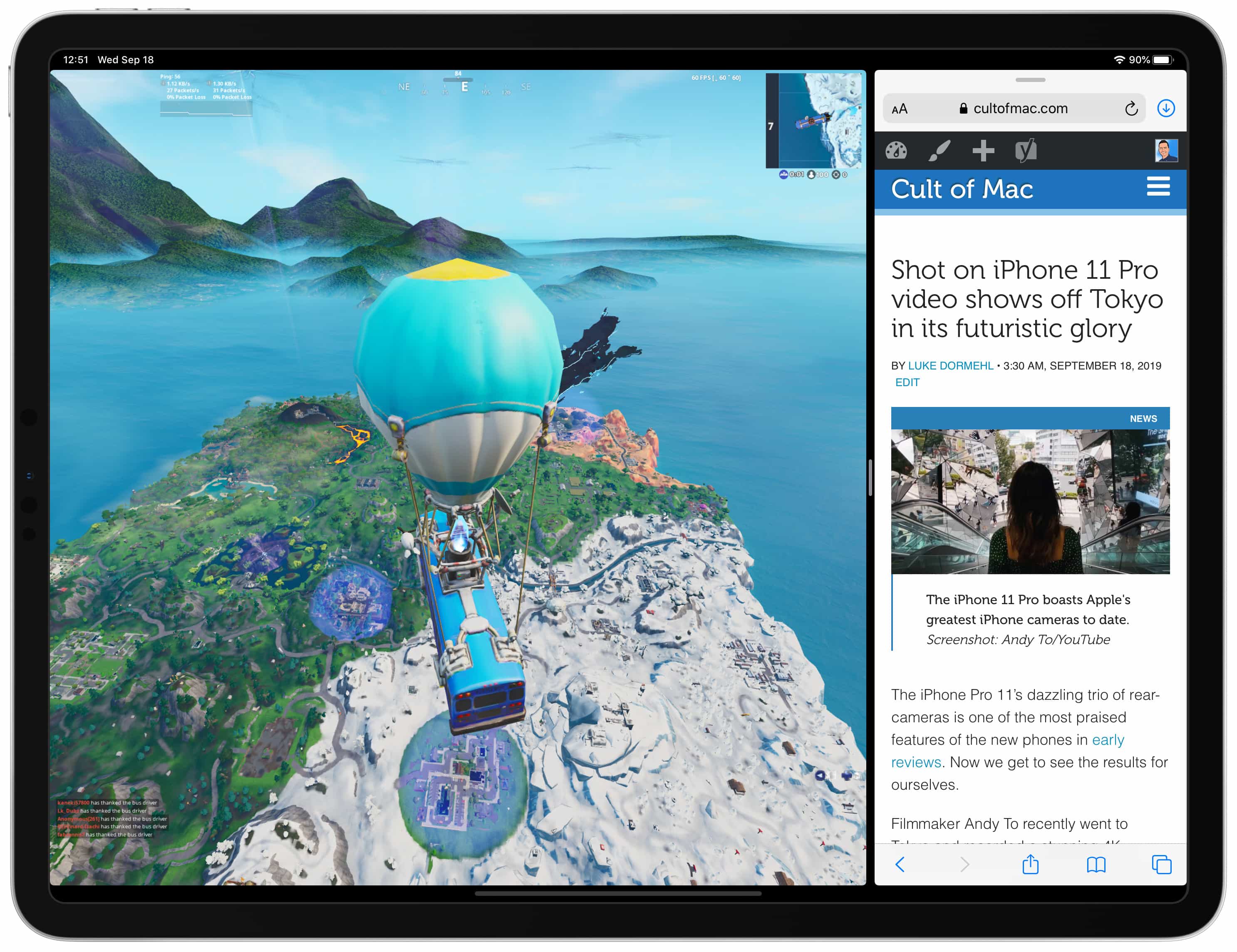 Fortnite-Split-View-iPad