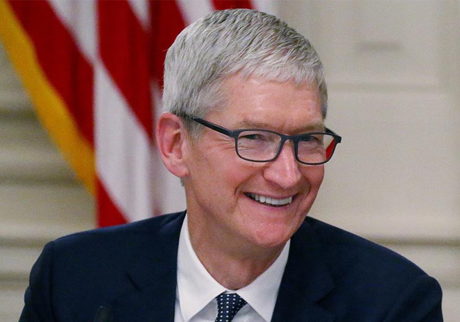 CEO Tim Cook photo via Fox Business