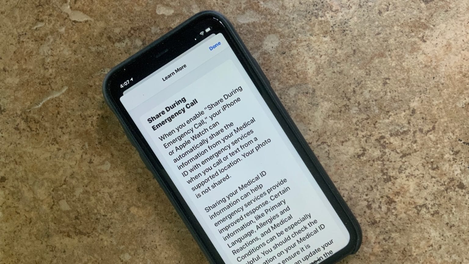 iOS 13.5 beta 4 makes sharing medical ID a snap.