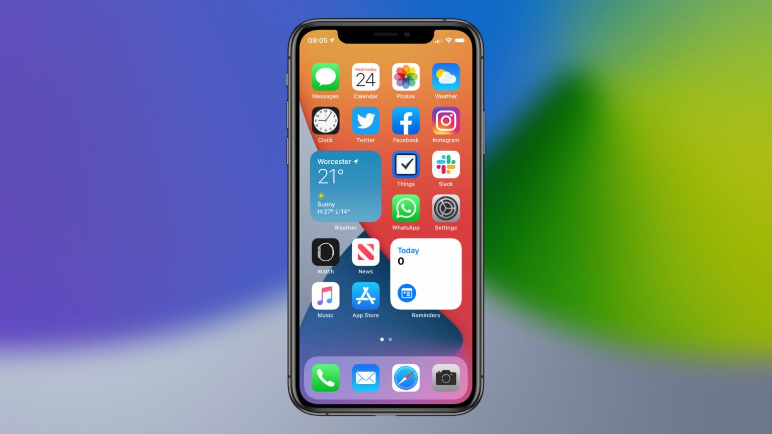 Home screen widgets in iOS 14