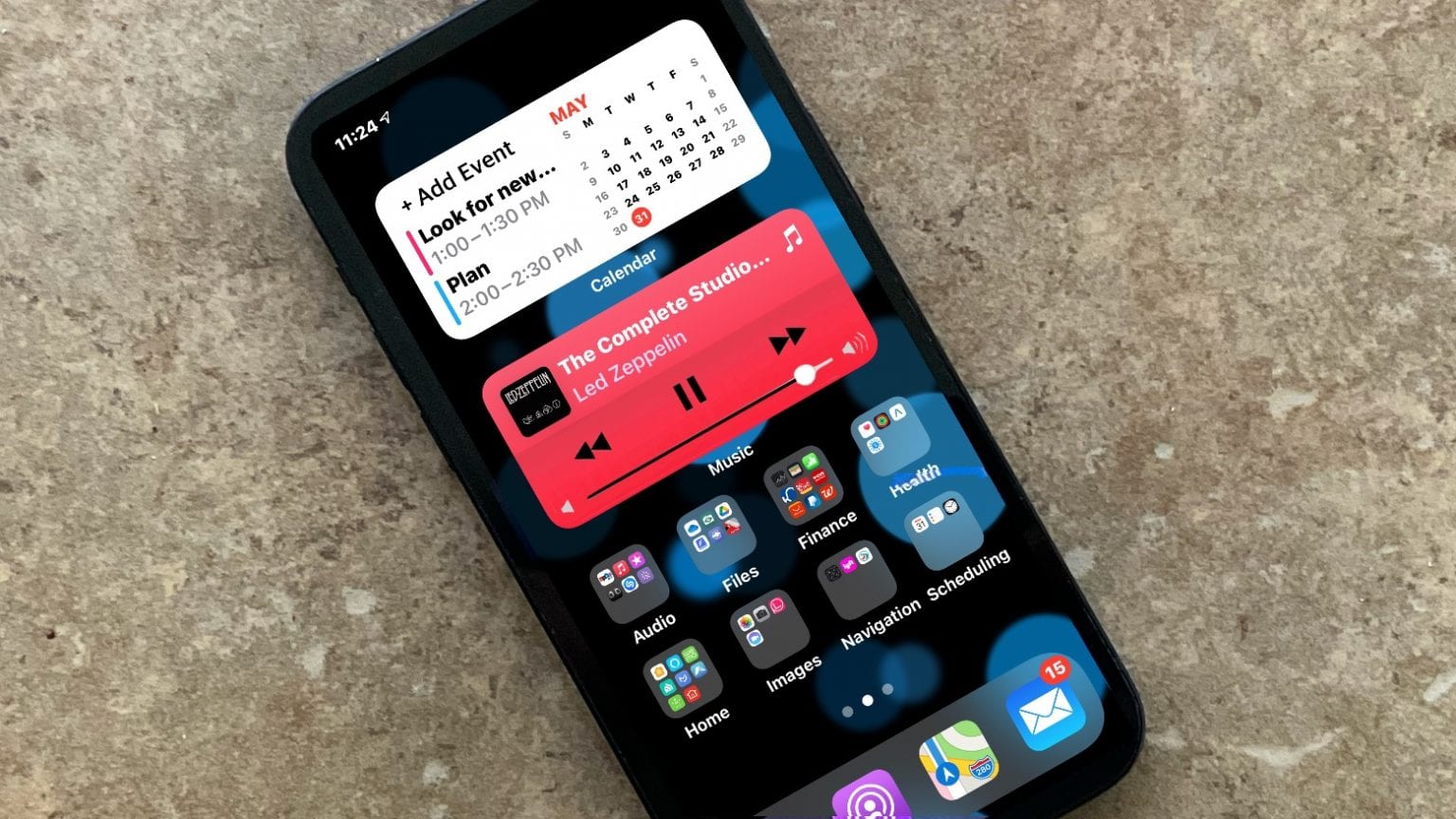 iOS 15 widgets concept