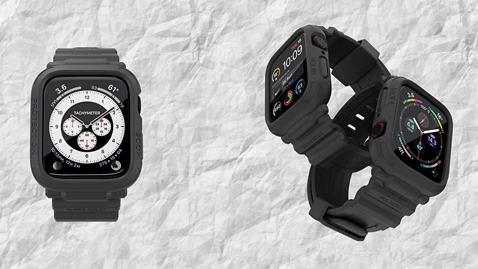 Elkson's rugged bumper case will make your Apple Watch much harder to break.