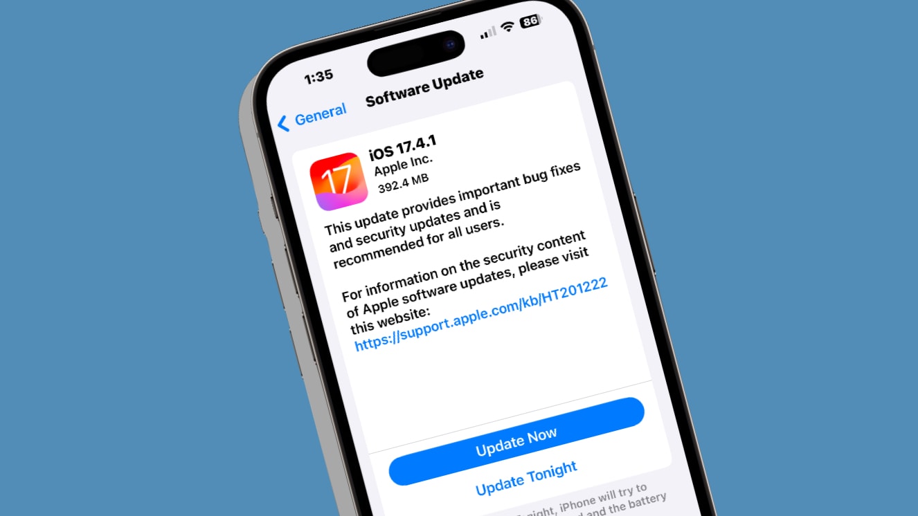 Apple patches iPhone bugs with new iOS 17.4.1 update
