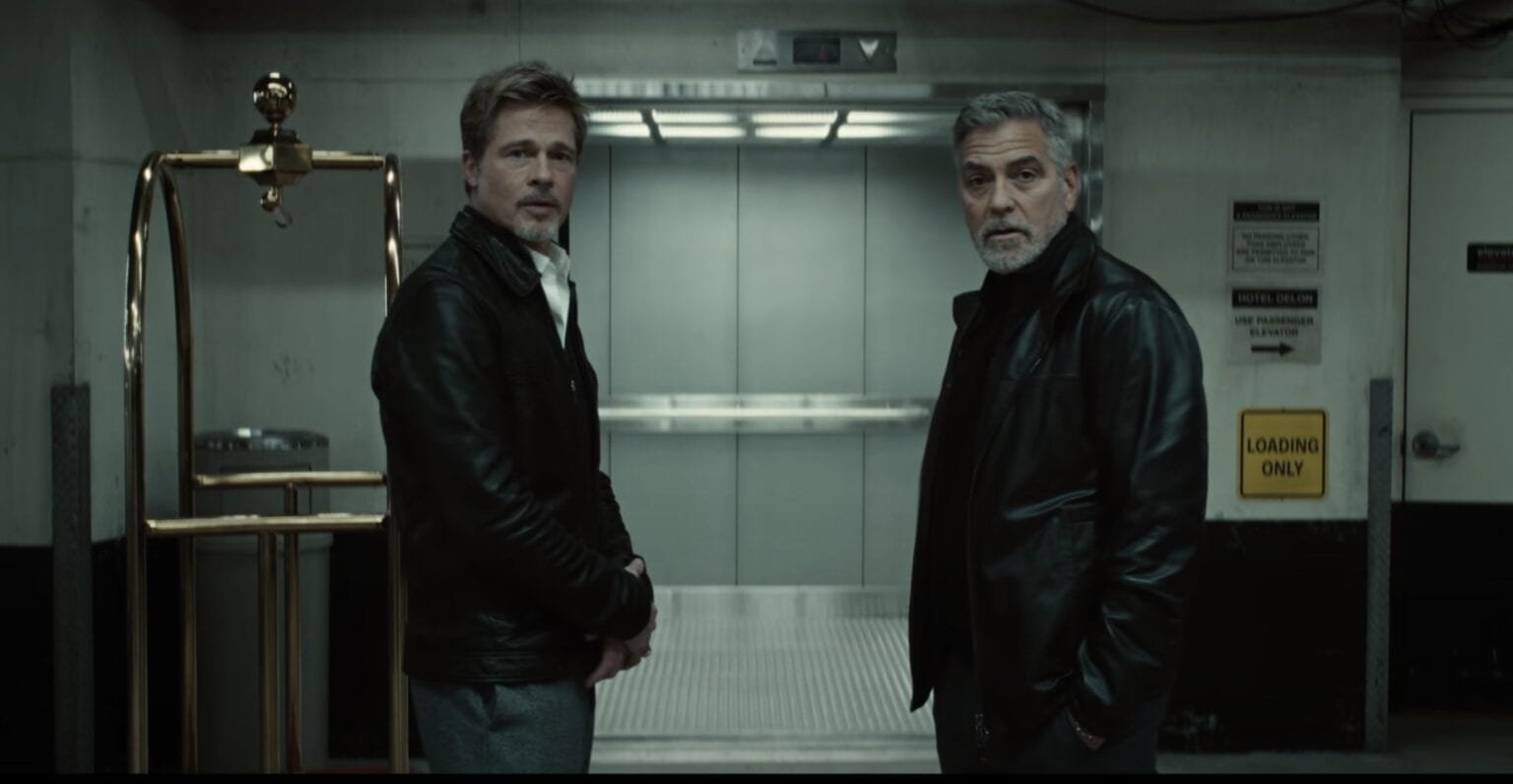 Clooney and Pitt in Wolf trailer